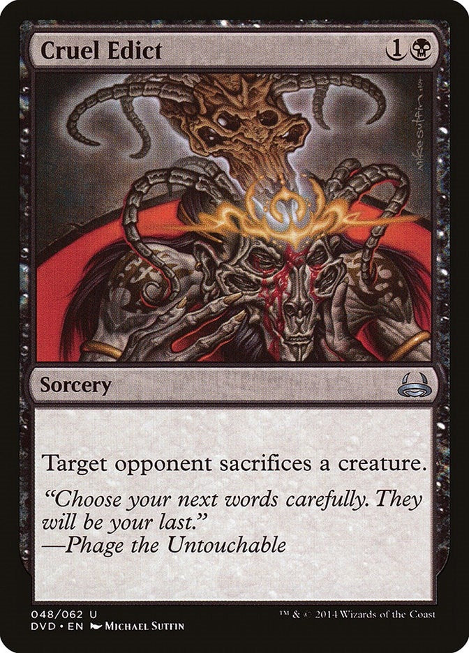Cruel Edict (48) [DD3] - MTG Single