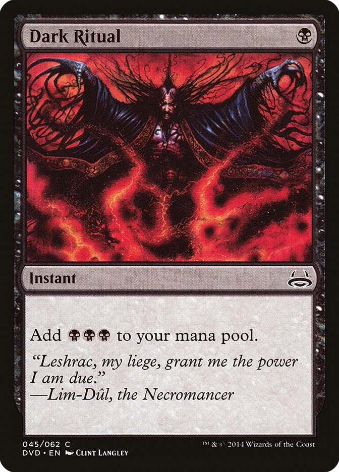 Dark Ritual (45) [DD3] - MTG Single