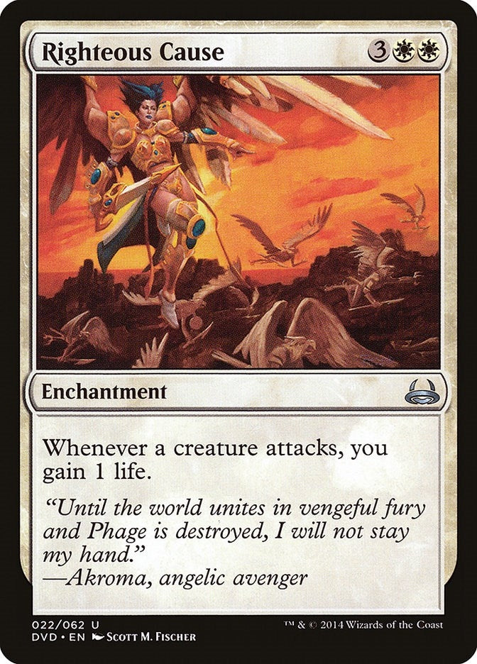Righteous Cause [DD3] - MTG Single