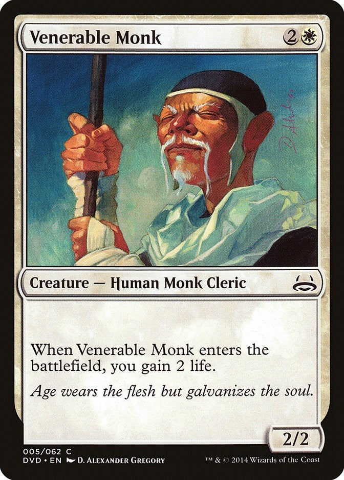 Venerable Monk [DD3] - MTG Single