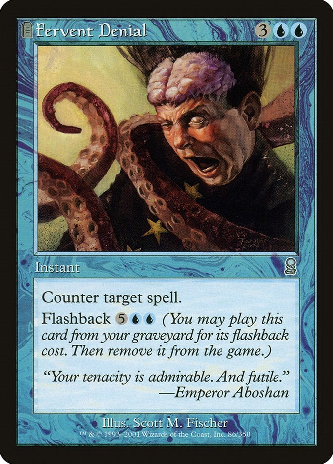 Fervent Denial (86) [ODY] - MTG Single