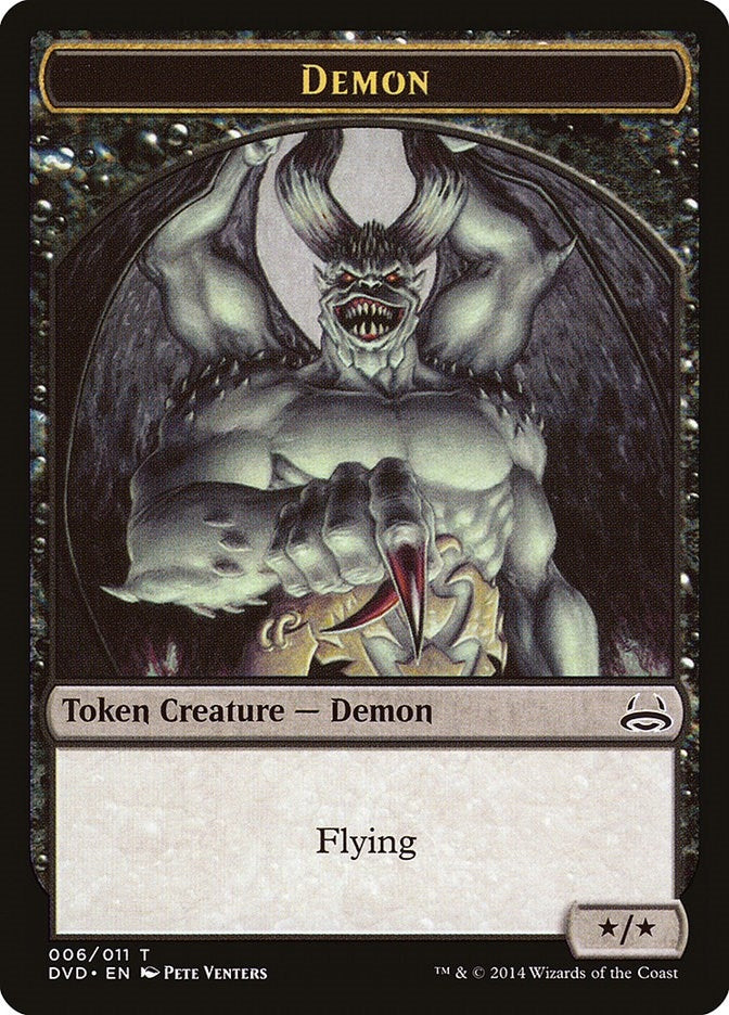 Demon Token (0) [DD3] - MTG Single