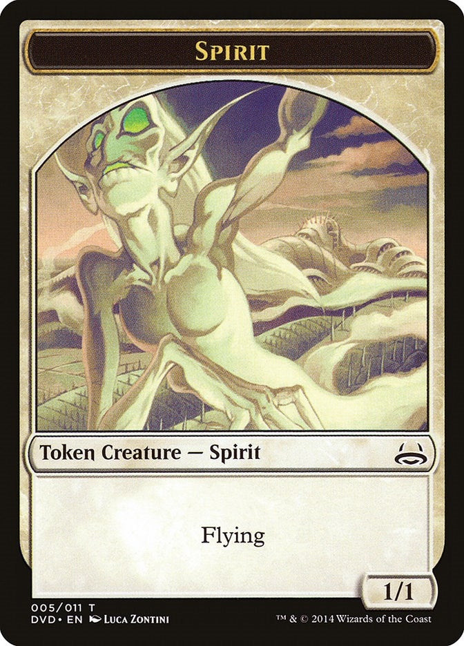 Spirit Token (0) [DD3] - MTG Single