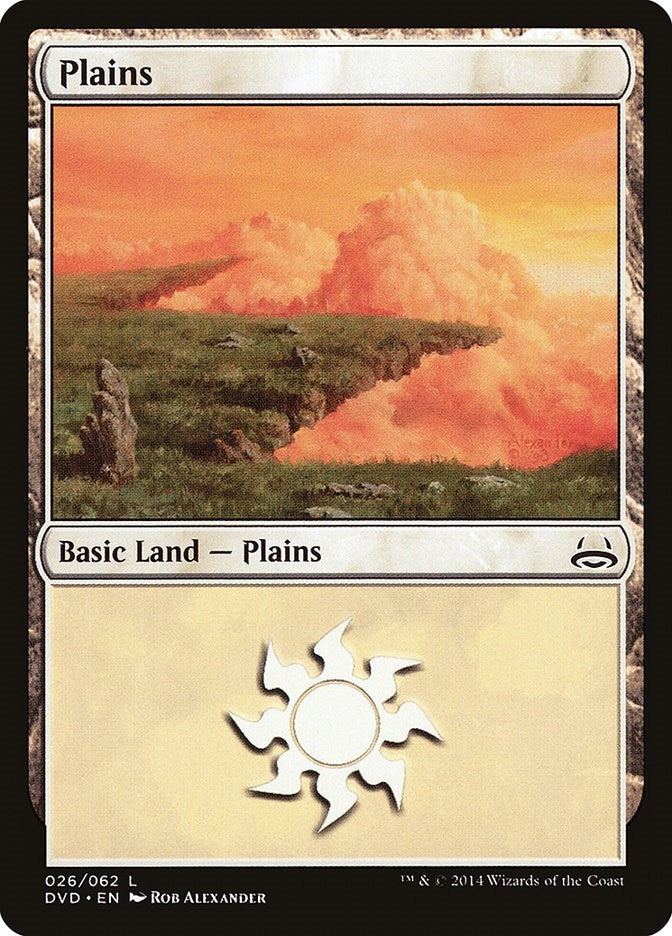 Plains (26) (Divine vs. Demonic) (26) [DD3] - MTG Single