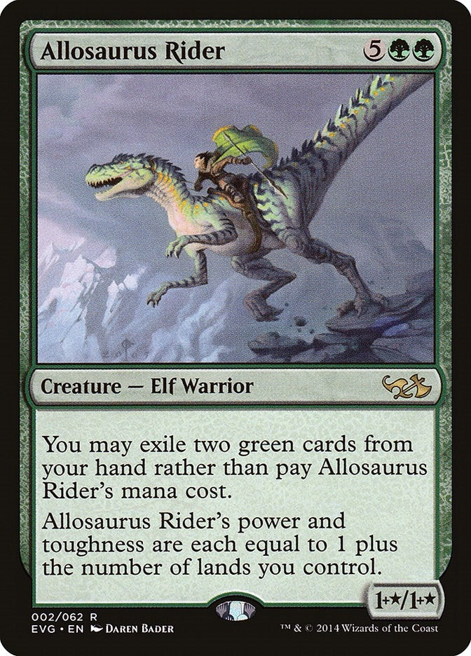Allosaurus Rider (2) [DD3] - MTG Single