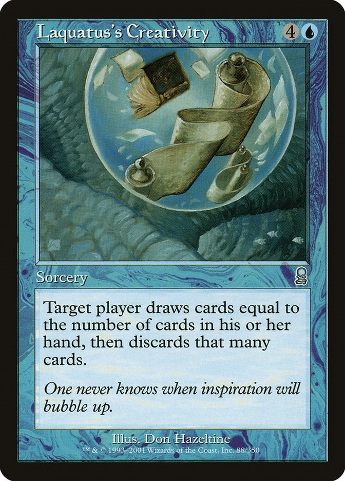 Laquatus’s Creativity (88) [ODY] - MTG Single