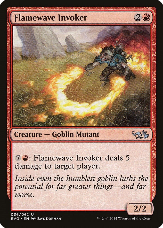 Flamewave Invoker (Elves vs. Goblins) [DD3] - MTG Single