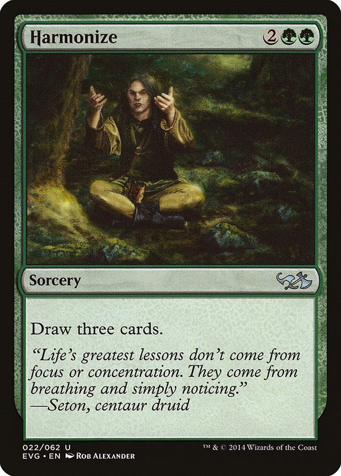 Harmonize (Goblins vs Elves) [DD3] - MTG Single