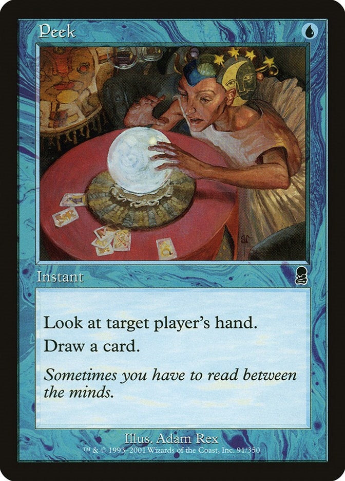 Peek (91) [ODY] - MTG Single