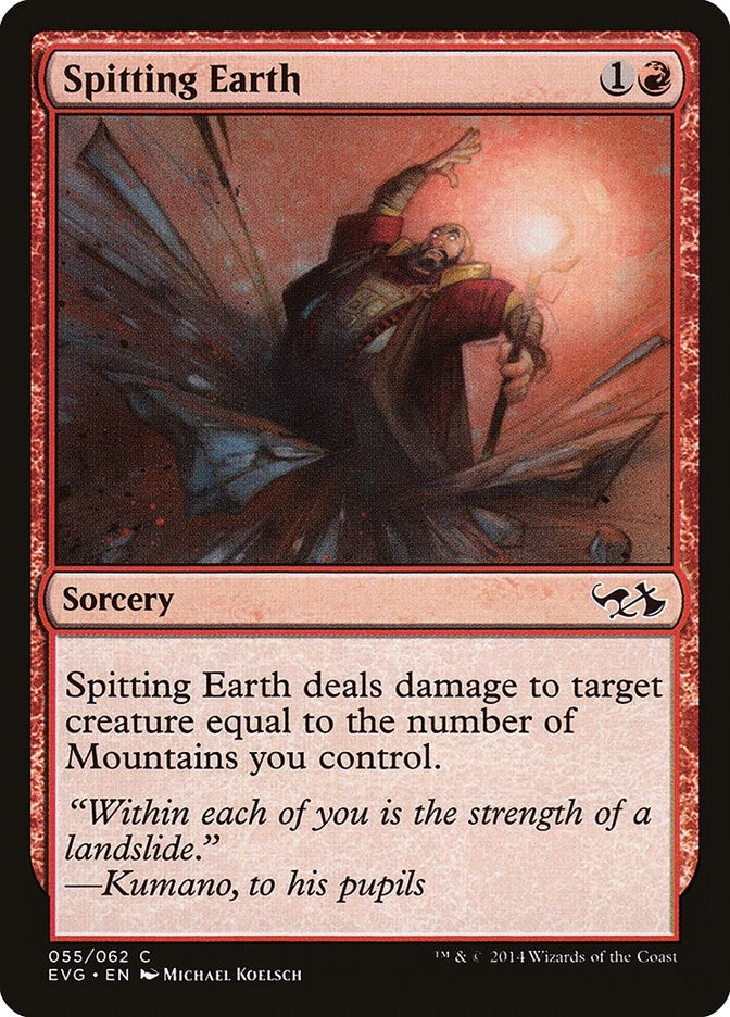 Spitting Earth [DD3] - MTG Single