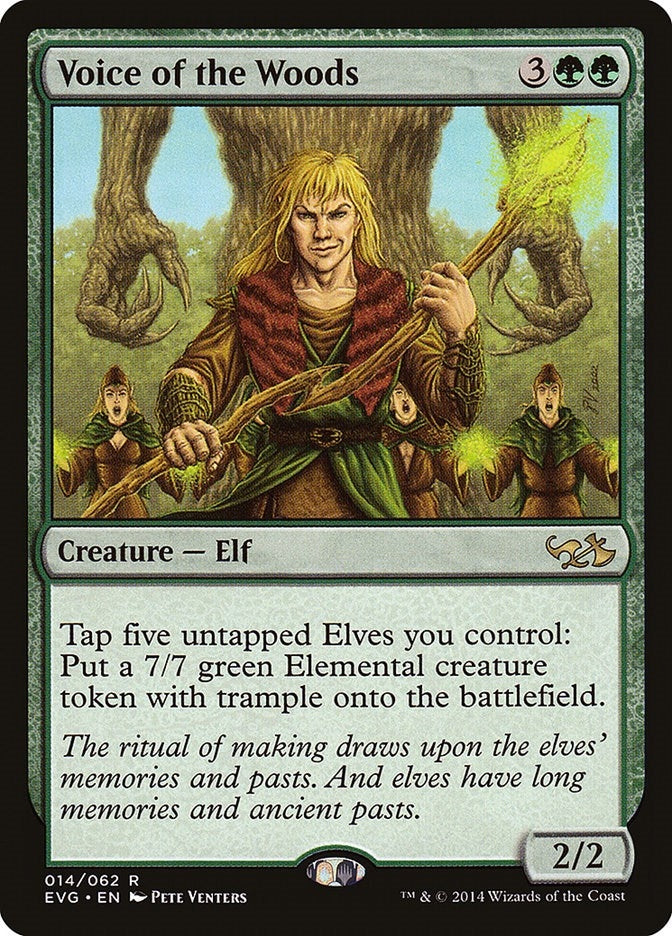Voice of the Woods [DD3] - MTG Single