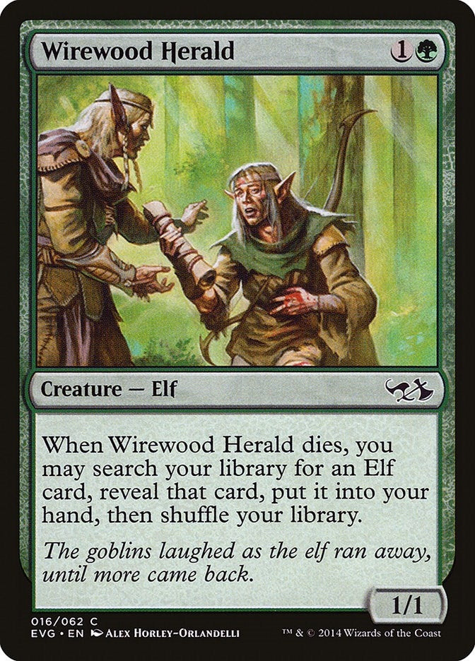 Wirewood Herald [DD3] - MTG Single