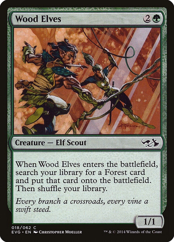 Wood Elves [DD3] - MTG Single