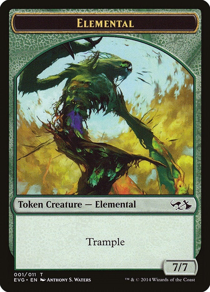 Elemental Token (0) [DD3] - MTG Single