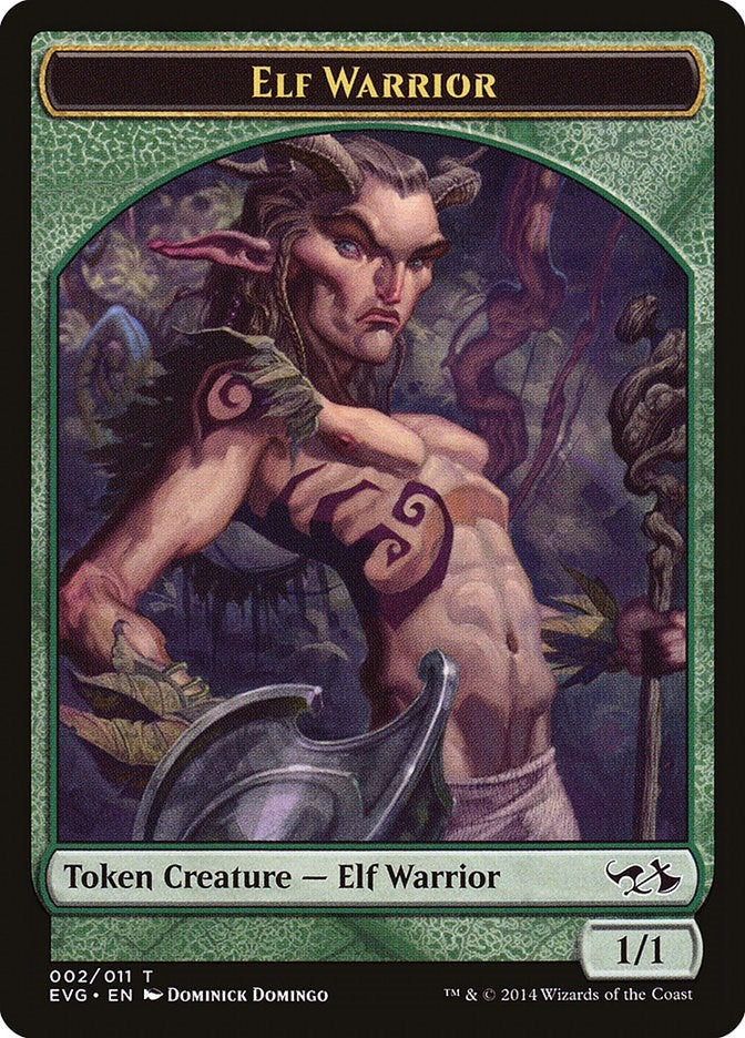 Elf Warrior Token (0) [DD3] - MTG Single
