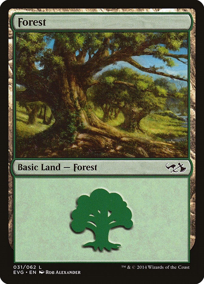 Forest (31) (Elves vs Goblins) (31) [DD3] - MTG Single