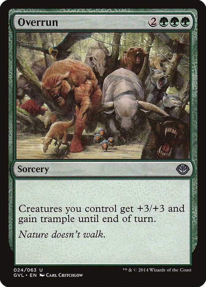 Overrun [DD3] - MTG Single
