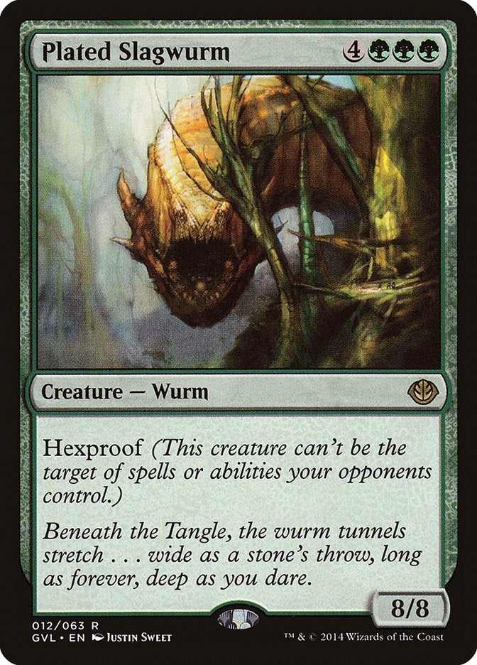 Plated Slagwurm [DD3] - MTG Single