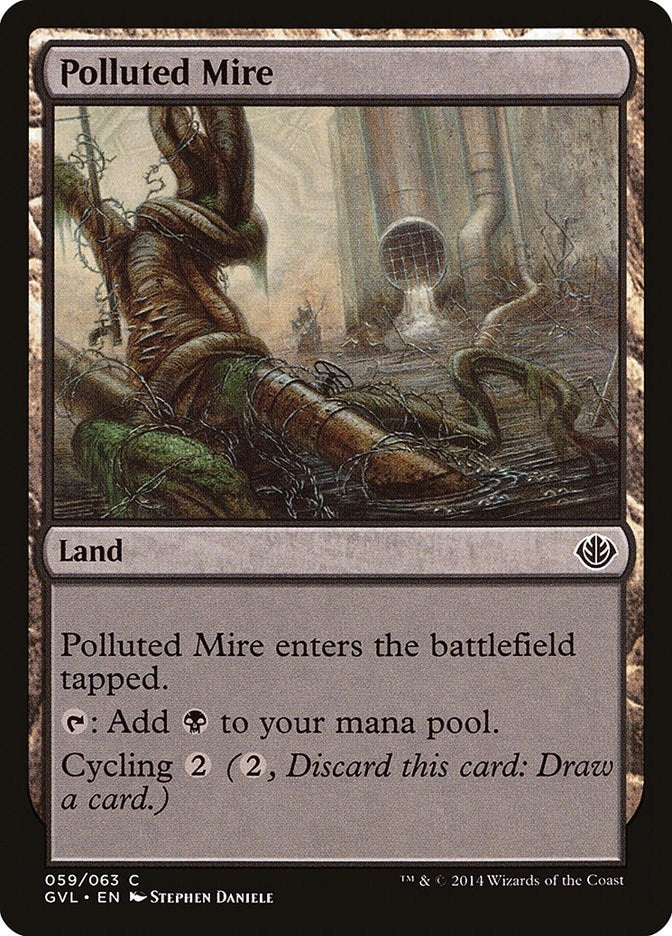 Polluted Mire [DD3] - MTG Single