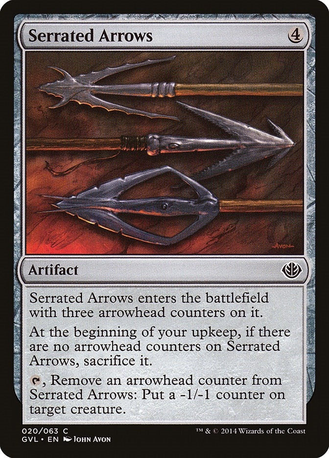 Serrated Arrows [DD3] - MTG Single