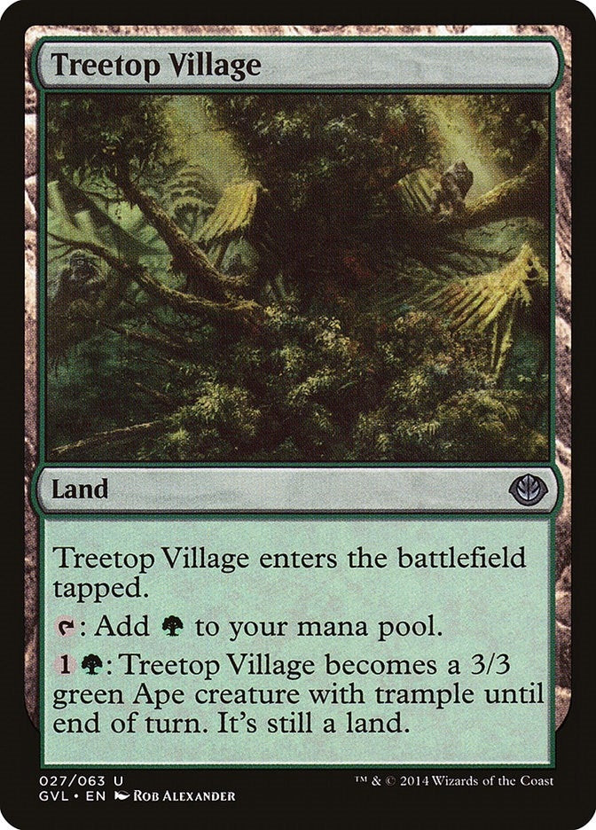 Treetop Village [DD3] - MTG Single