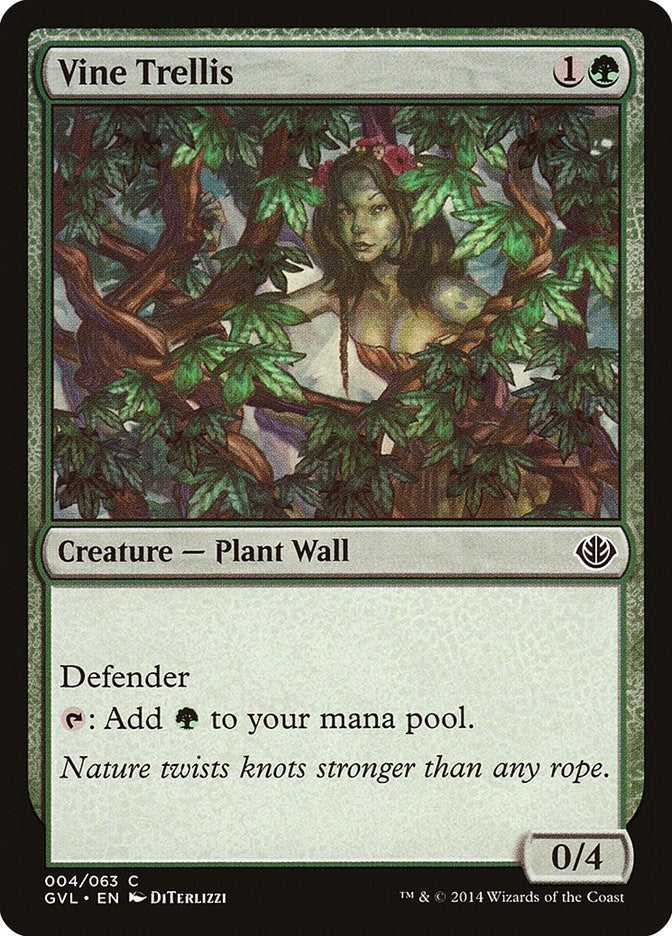 Vine Trellis [DD3] - MTG Single
