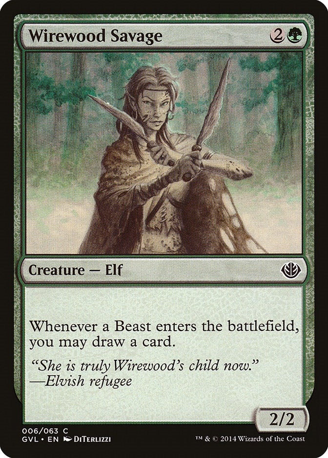 Wirewood Savage [DD3] - MTG Single