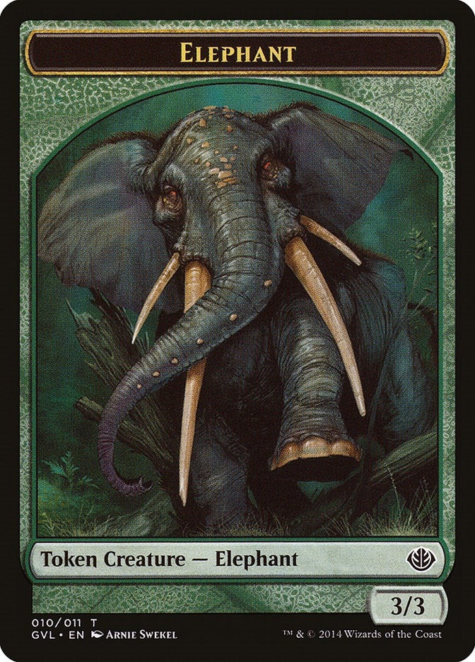 Elephant Token (0) [DD3] - MTG Single