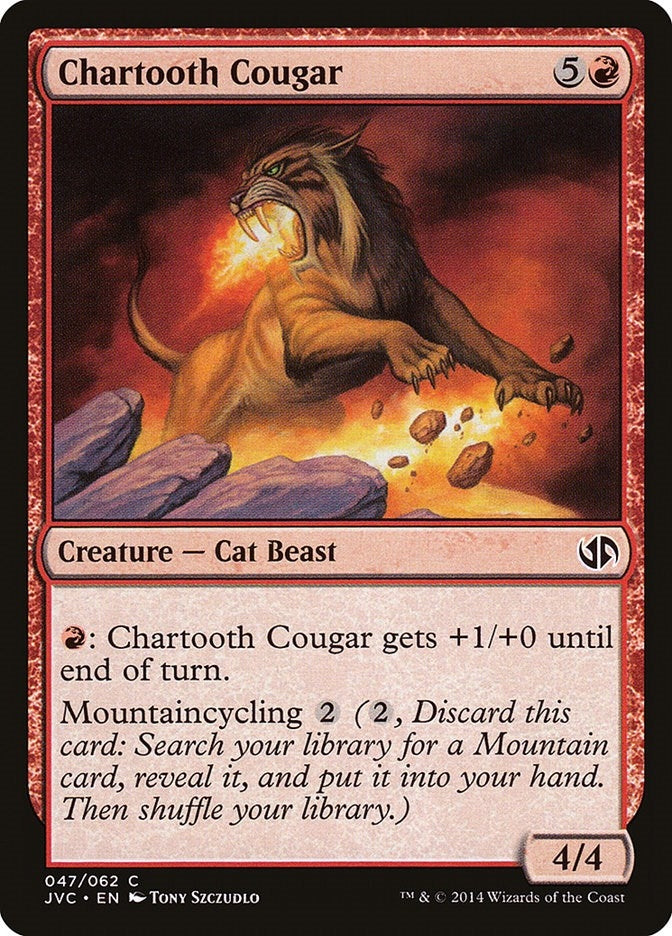 Chartooth Cougar (47) [DD3] - MTG Single