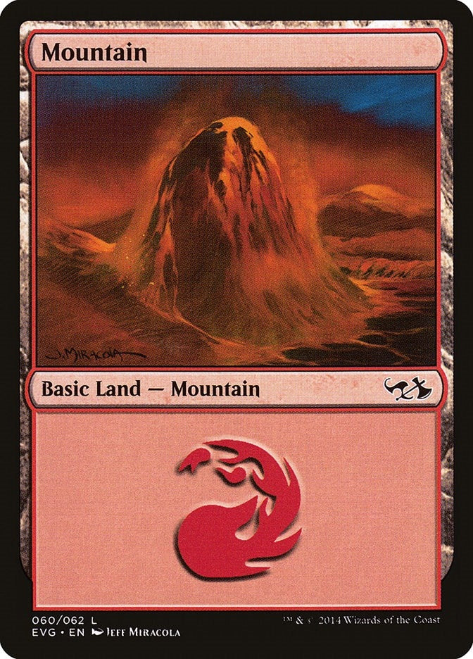 Mountain (60) (Goblins vs Elves) (60) [DD3] - MTG Single