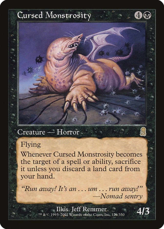 Cursed Monstrosity (126) [ODY] - MTG Single
