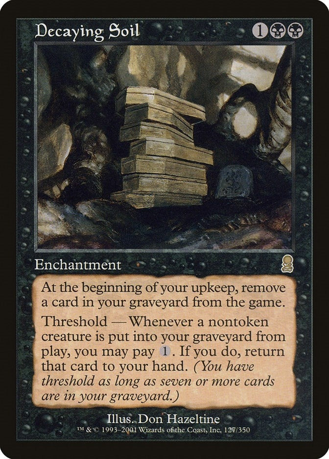 Decaying Soil (127) [ODY] - MTG Single