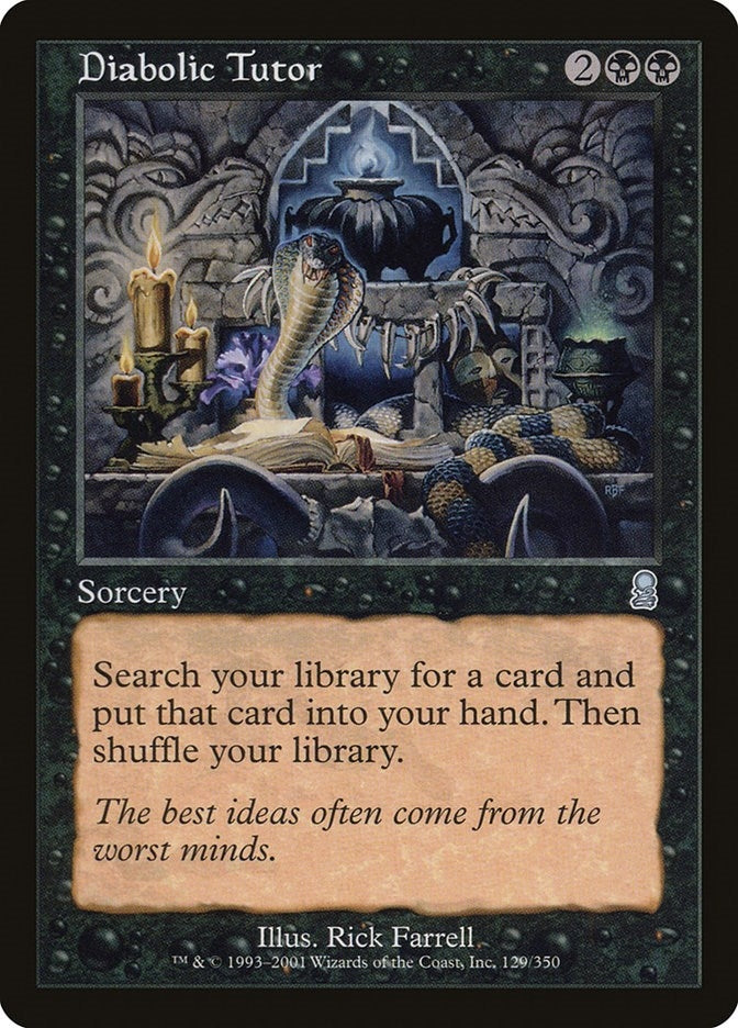 Diabolic Tutor (129) [ODY] - MTG Single
