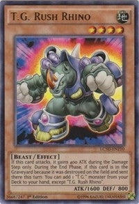 T.G. Rush Rhino (5210) (LC05) - YuGiOh Single