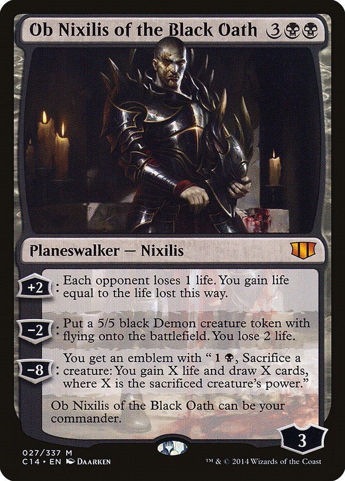 Ob Nixilis of the Black Oath (27) [C14] - MTG Single