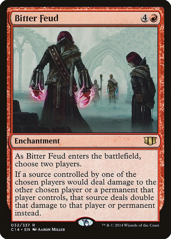 Bitter Feud (32) [C14] - MTG Single