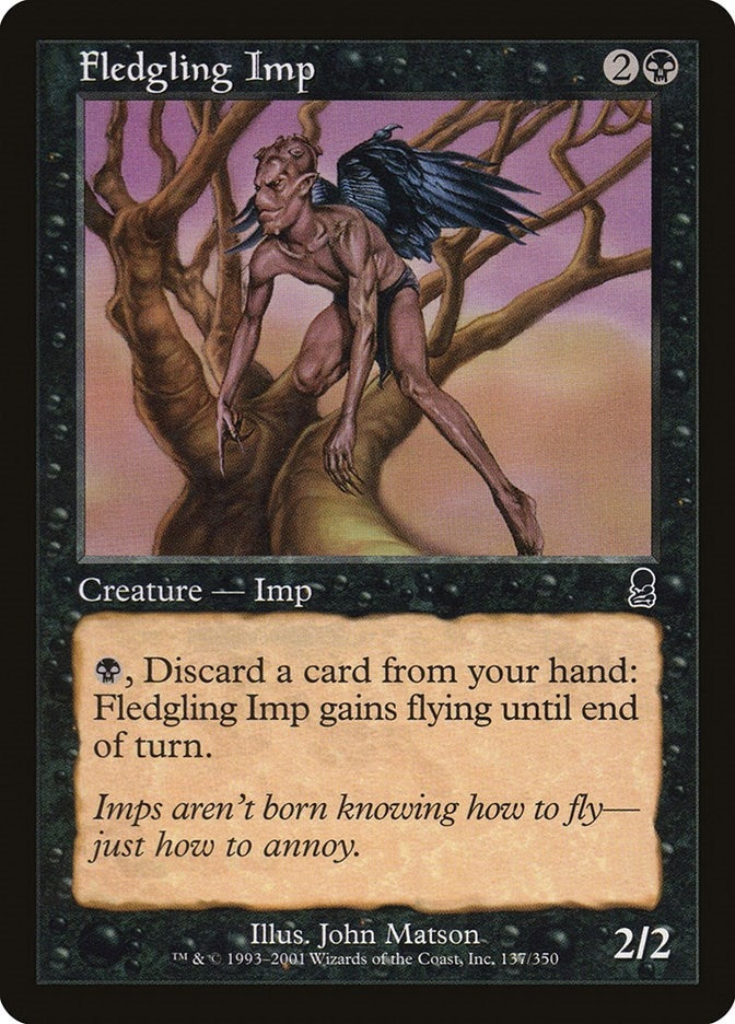 Fledgling Imp (137) [ODY] - MTG Single