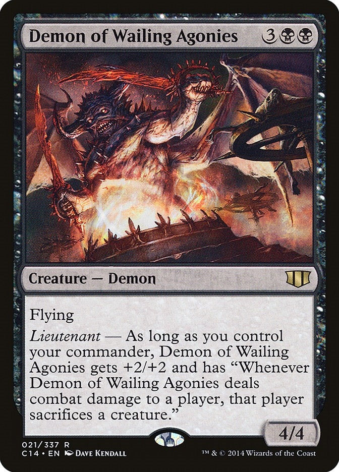 Demon of Wailing Agonies (21) [C14] - MTG Single