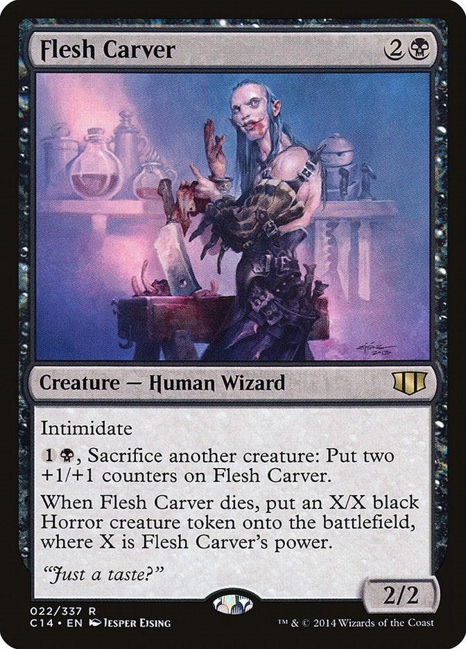 Flesh Carver (22) [C14] - MTG Single