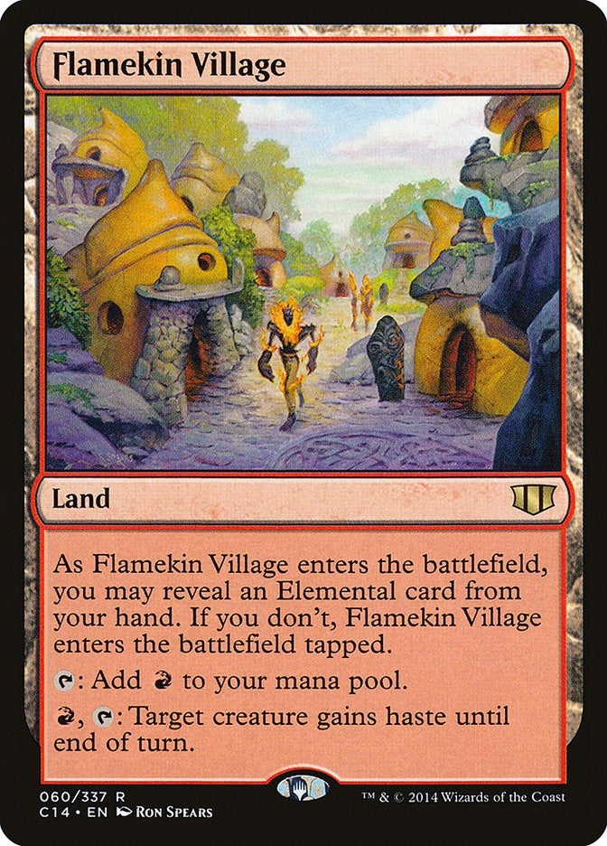 Flamekin Village (60) [C14] - MTG Single