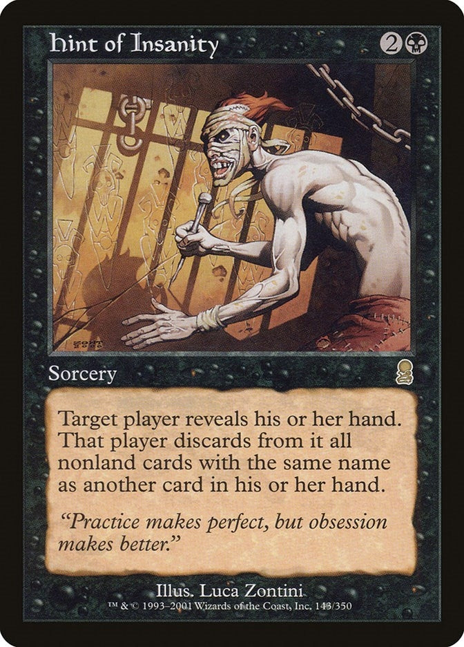 Hint of Insanity (143) [ODY] - MTG Single