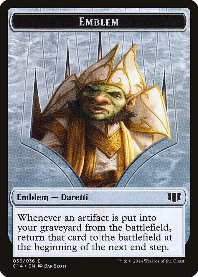 Emblem - Daretti Scrap Savant // Tuktuk the Returned Token (0) [C14] - MTG Single