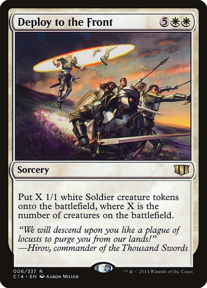 Deploy to the Front (6) [C14] - MTG Single
