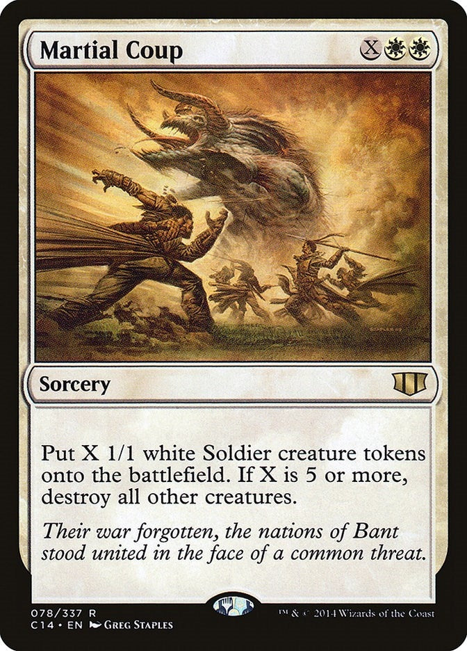 Martial Coup (78) [C14] - MTG Single