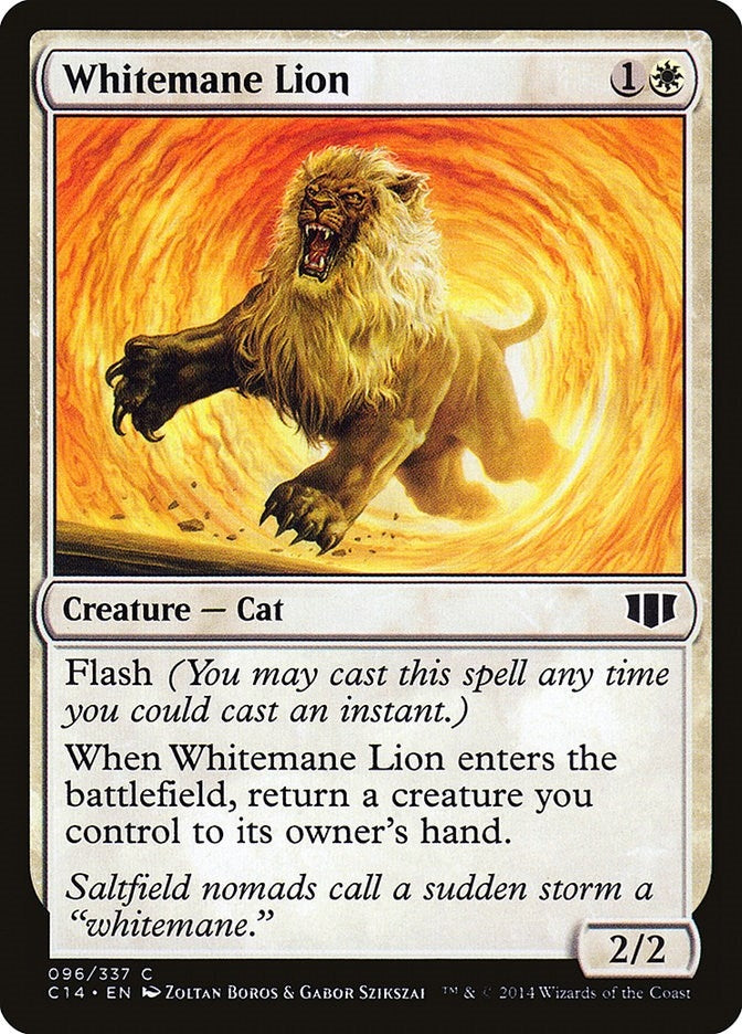 Whitemane Lion (96) [C14] - MTG Single