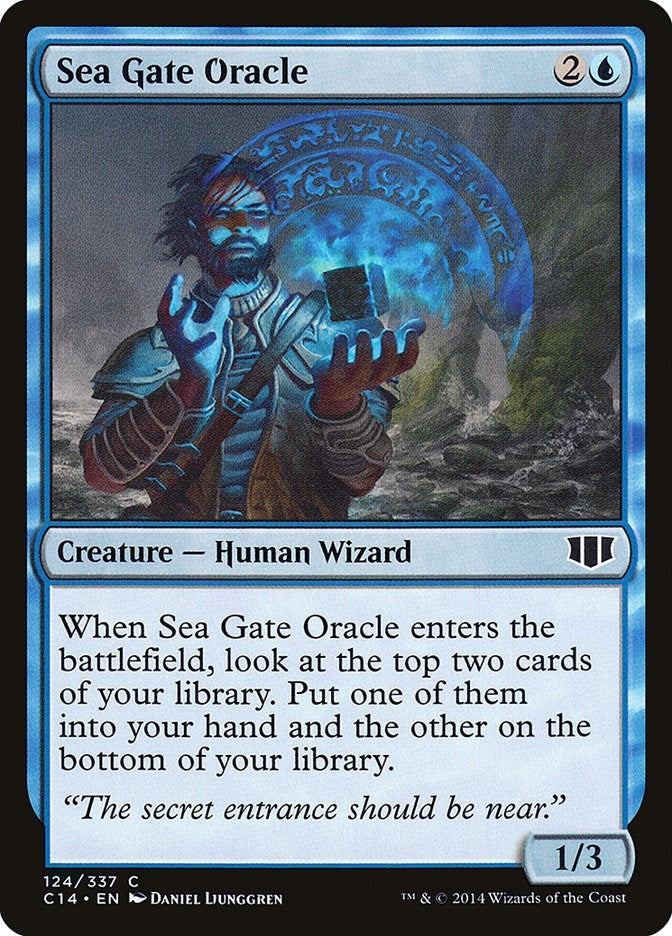 Sea Gate Oracle (124) [C14] - MTG Single