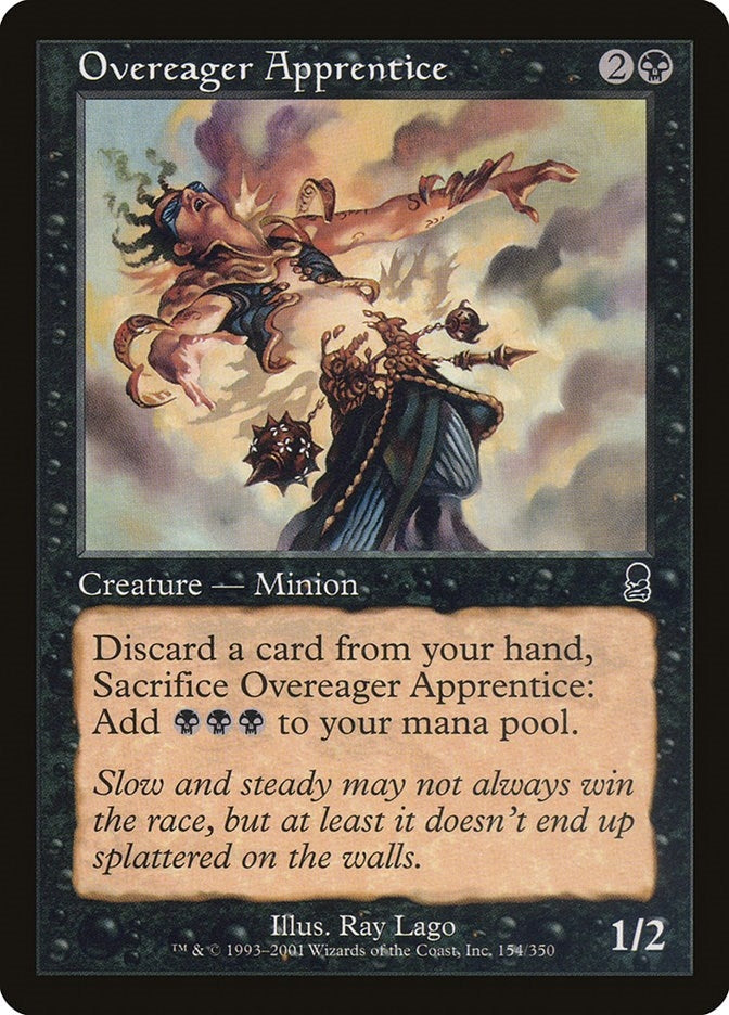 Overeager Apprentice (154) [ODY] - MTG Single