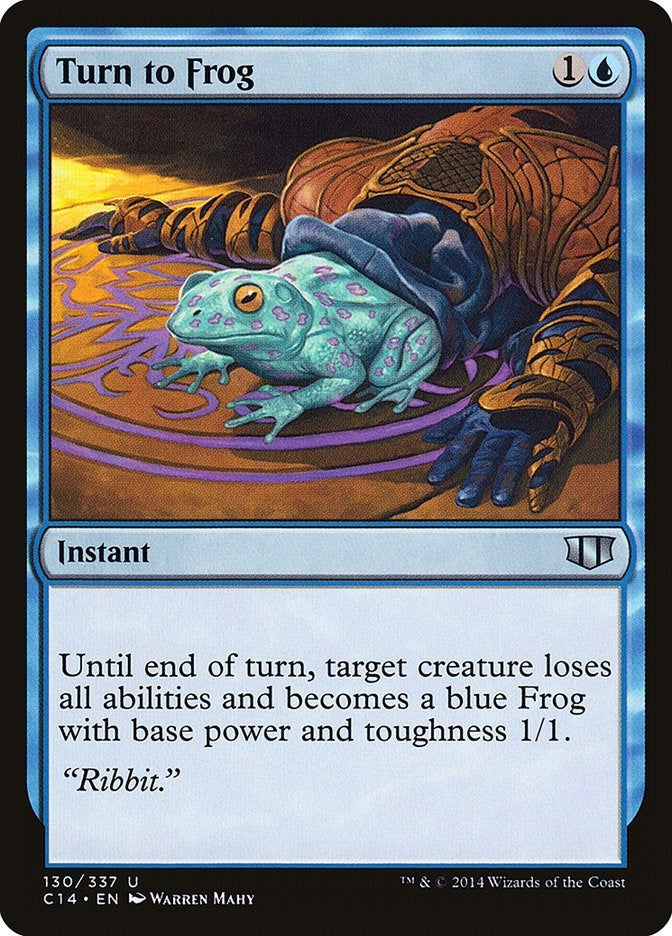 Turn to Frog (130) [C14] - MTG Single