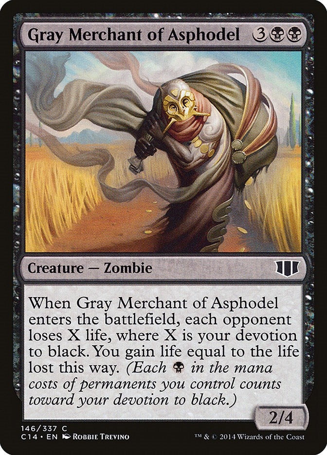 Gray Merchant of Asphodel (146) [C14] - MTG Single