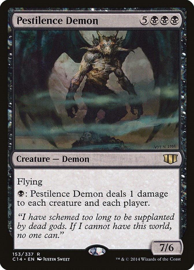 Pestilence Demon (153) [C14] - MTG Single
